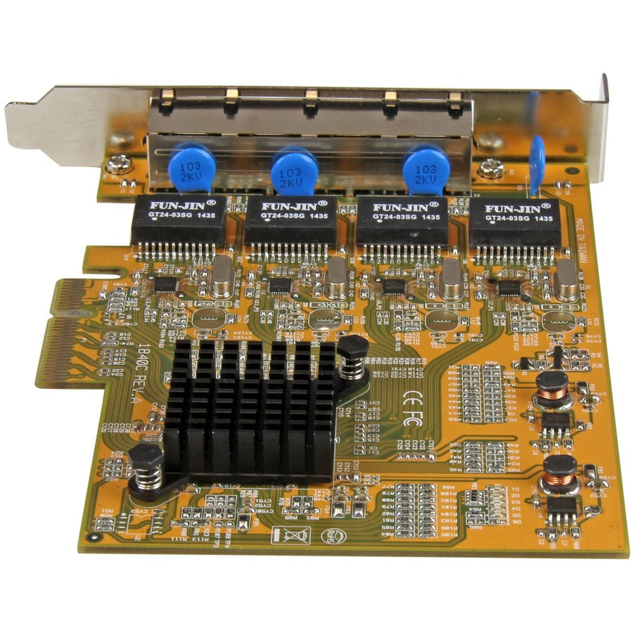 StarTech.com 4-Port PCI Express Gigabit Network Adapter Card - Quad-Port PCIe Gigabit NIC StarTech.com 4-Port PCI Express Gigabit Network Adapter Card - Quad-Port PCIe Gigabit NIC